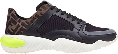 fendi tech sneakers black and yellow|Buy Fendi Tech Fabric Low 'Black Yellow' .